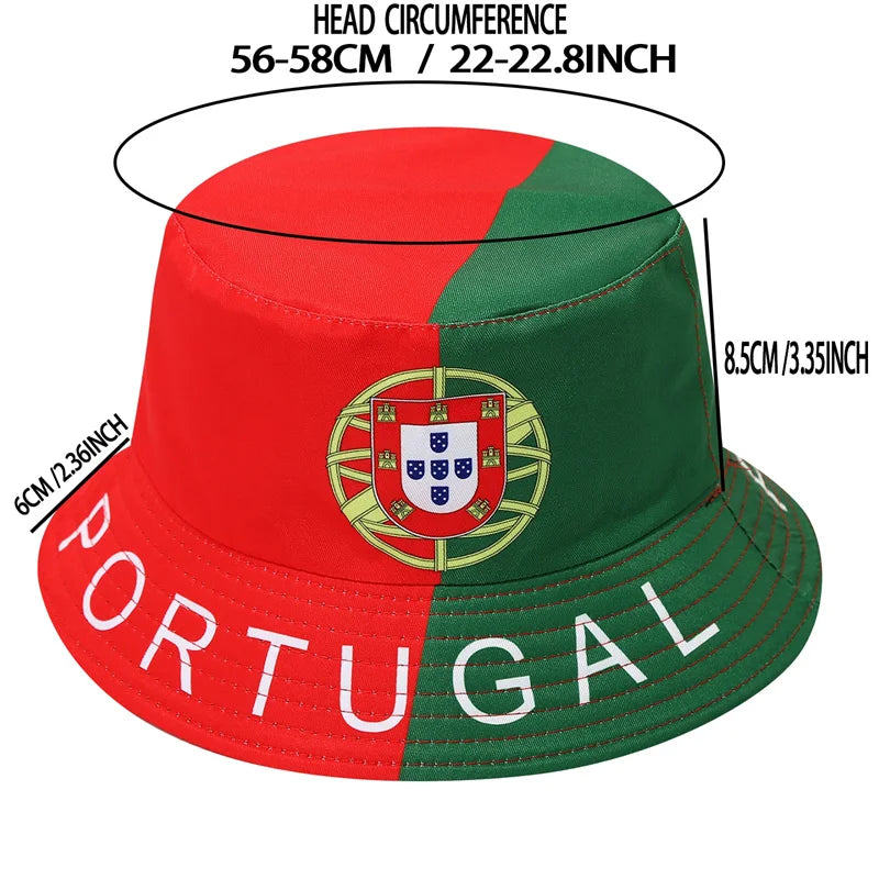 Chapéu Bucket Reversível Bandeira Nacional