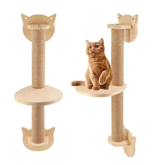 Modular Cat Climbing Wall System