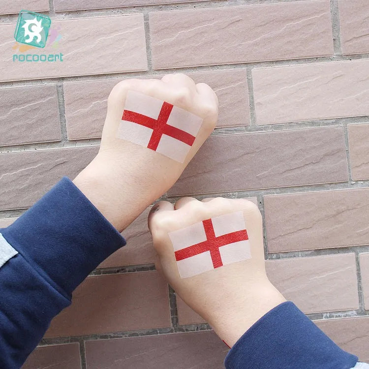 Tatuagens Temporárias de Bandeiras Nacionais