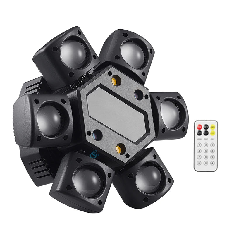 80W RGB LED Moving Head Beam Light – Efeito de Palco Profissional DJ