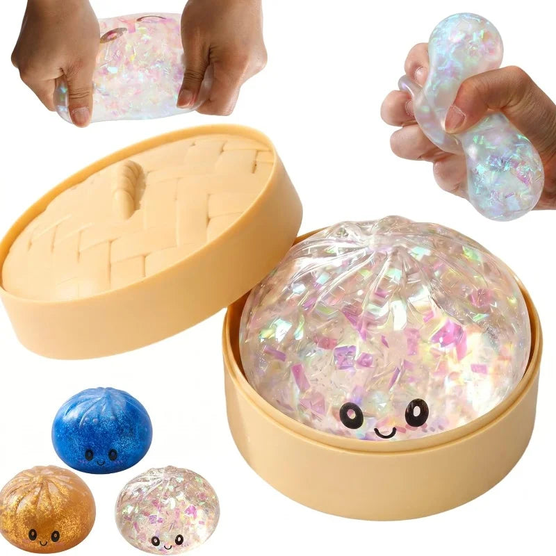 Squishy Mistério Dumpling Arco-Íris