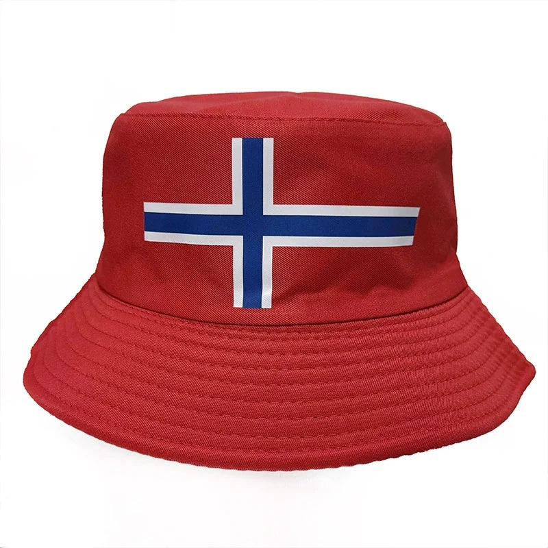 Chapéu Bucket Reversível Bandeira Nacional