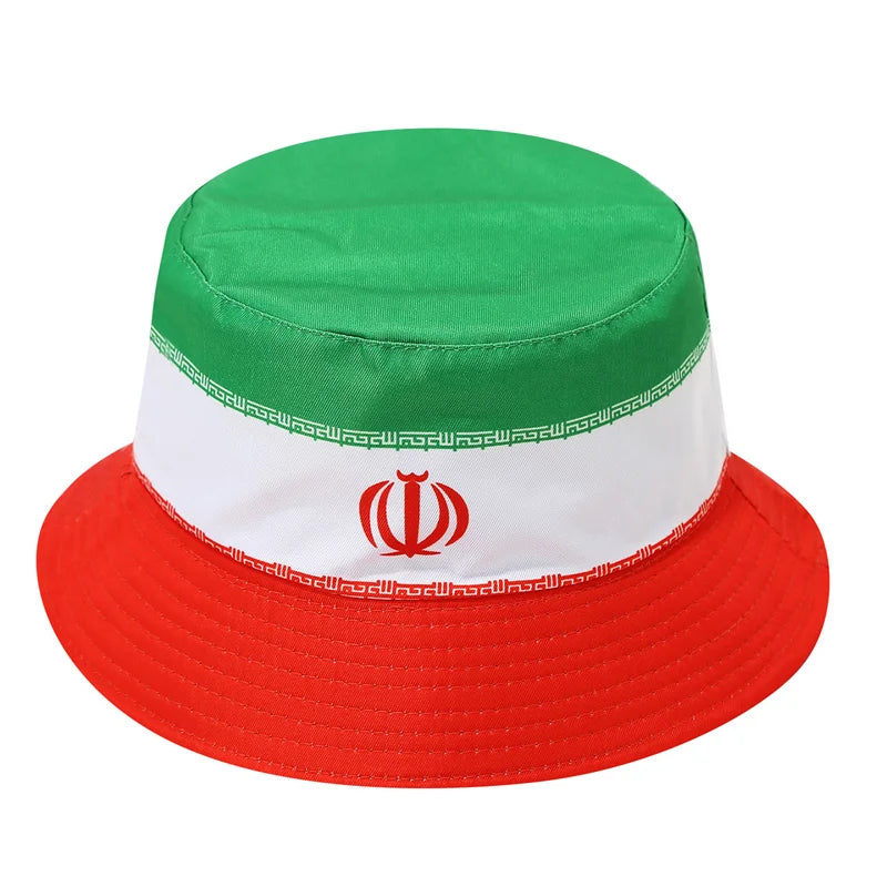Chapéu Bucket Reversível Bandeira Nacional