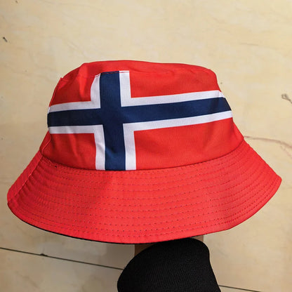 Chapéu Bucket Reversível Bandeira Nacional
